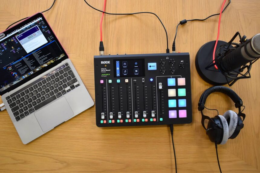 using mixxx 2 with rode rodecaster pro podcast