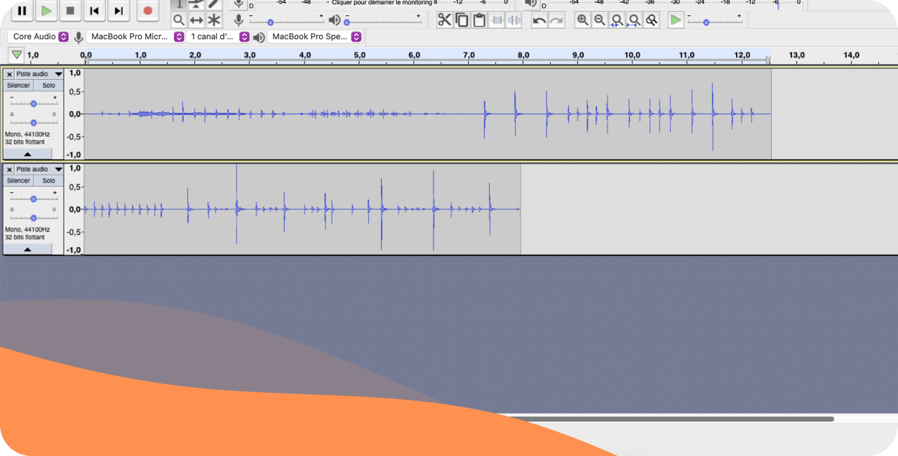 Edit radio shows with Audacity